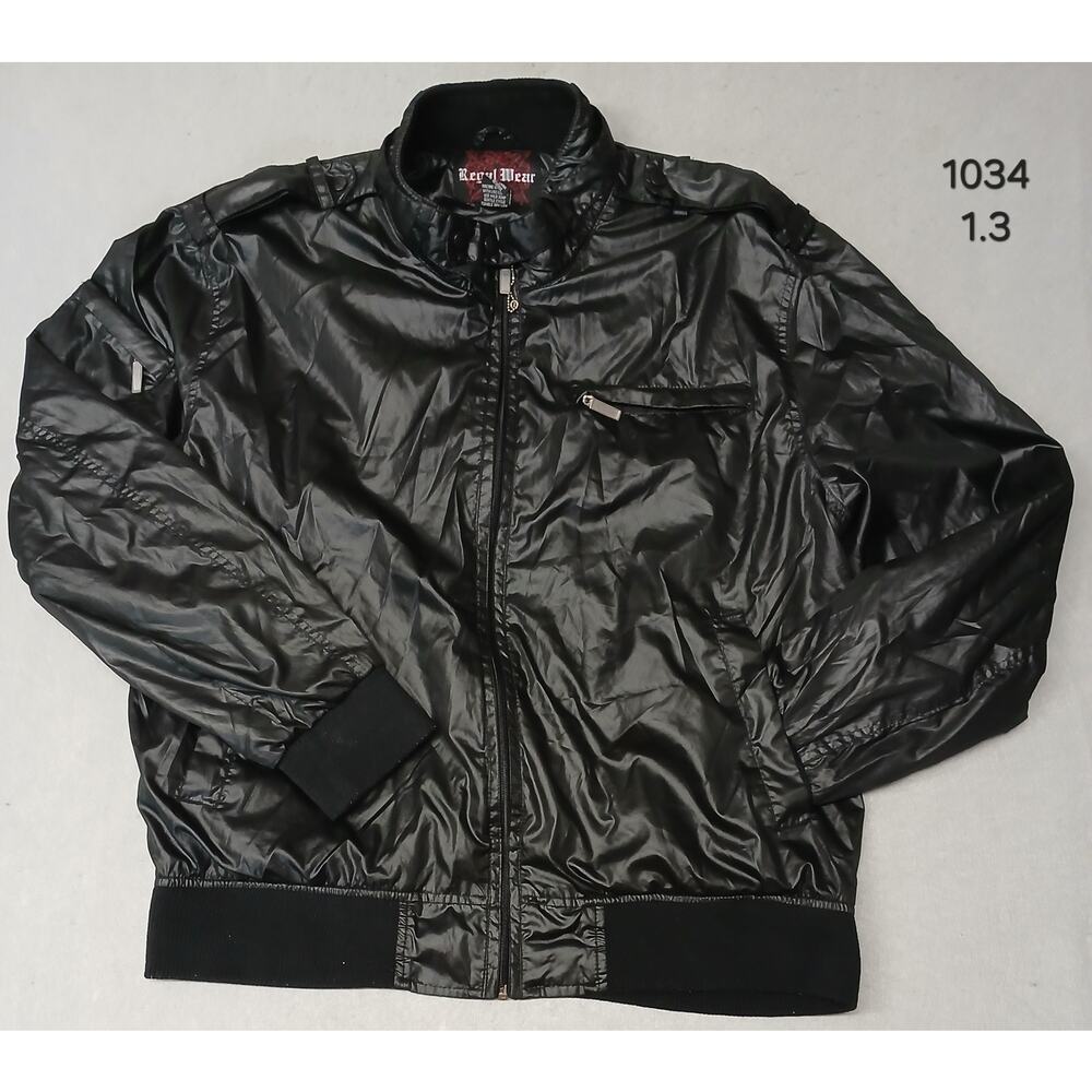 Regal Wear (3XL) Black Vintage Lightweight Bomber Jacket